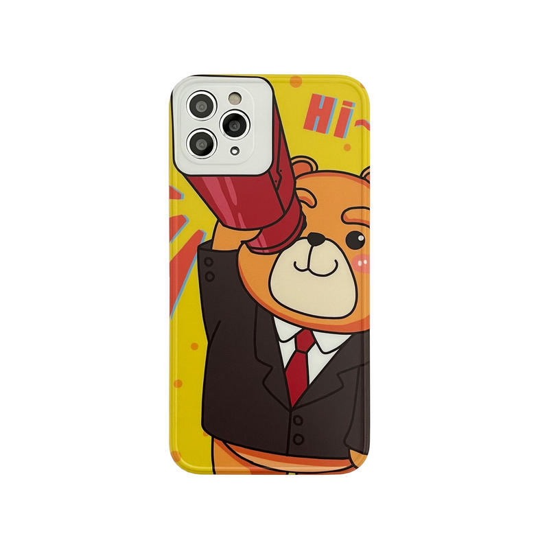 面白いクマ Joker Iphone12 11promaxケース カメラカバー Iphone