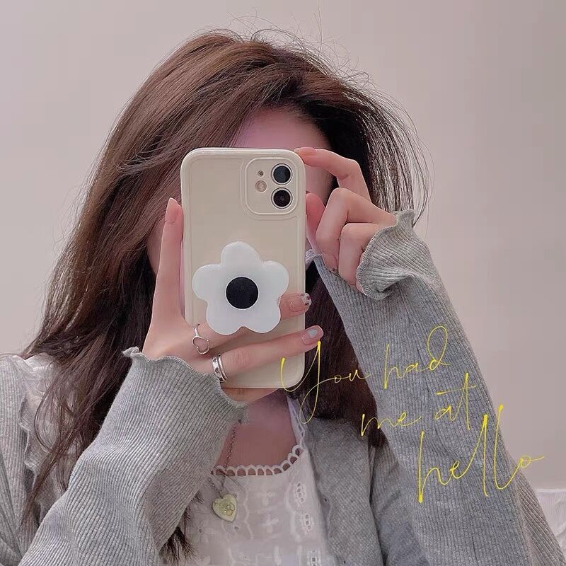 花 スマホグリップ付 Iphone11 12proケース 女子 Iphonese2 Xsカバー