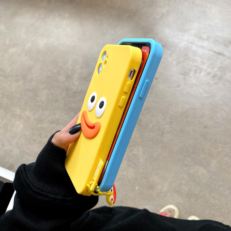 面白い笑顔アイフォンケース Iphone11 12カバー お揃いシリコンケース 可愛い携帯カバ