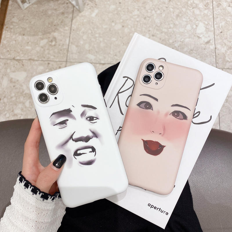 面白い笑顔 Iphone12 11promaxケース お揃いアイフォンxsmax Se2カバー