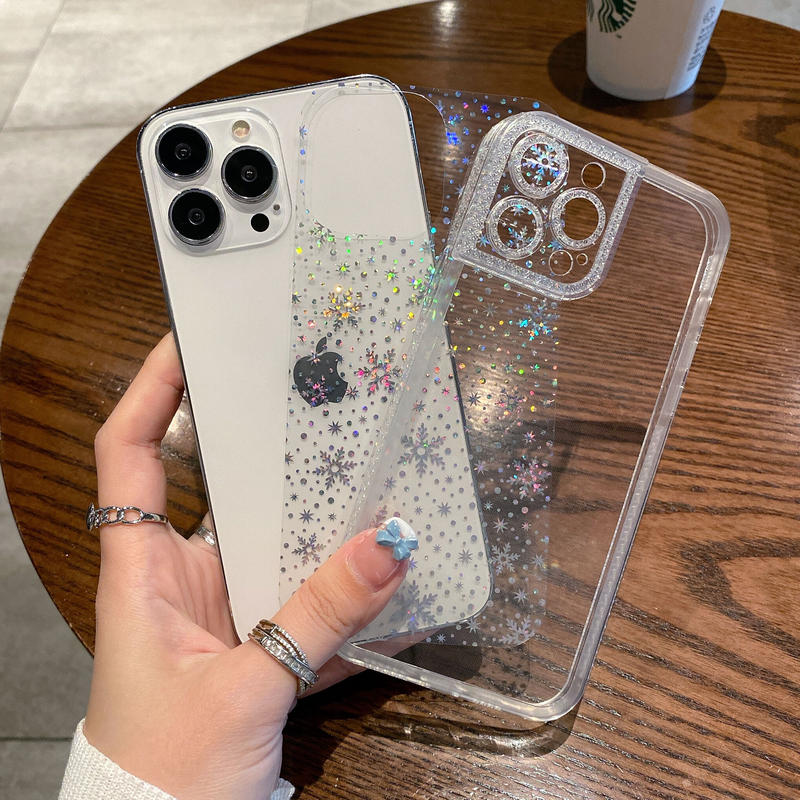 キラキラしたシール お洒落 Iphone14 13 12 11ケース対応 可愛い 光る