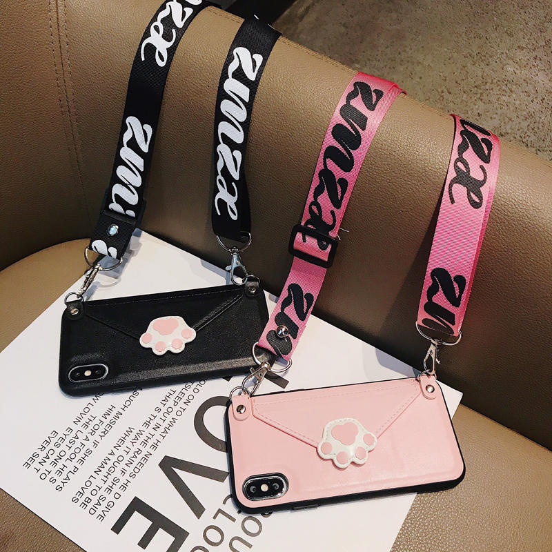猫の爪 Iphonexrケース カード入れiphonexsmaxカバー 首かける紐携帯ケース 猫の爪 Iphonexrケース カード入れiphonexsmaxカバー 首かける紐携帯ケース