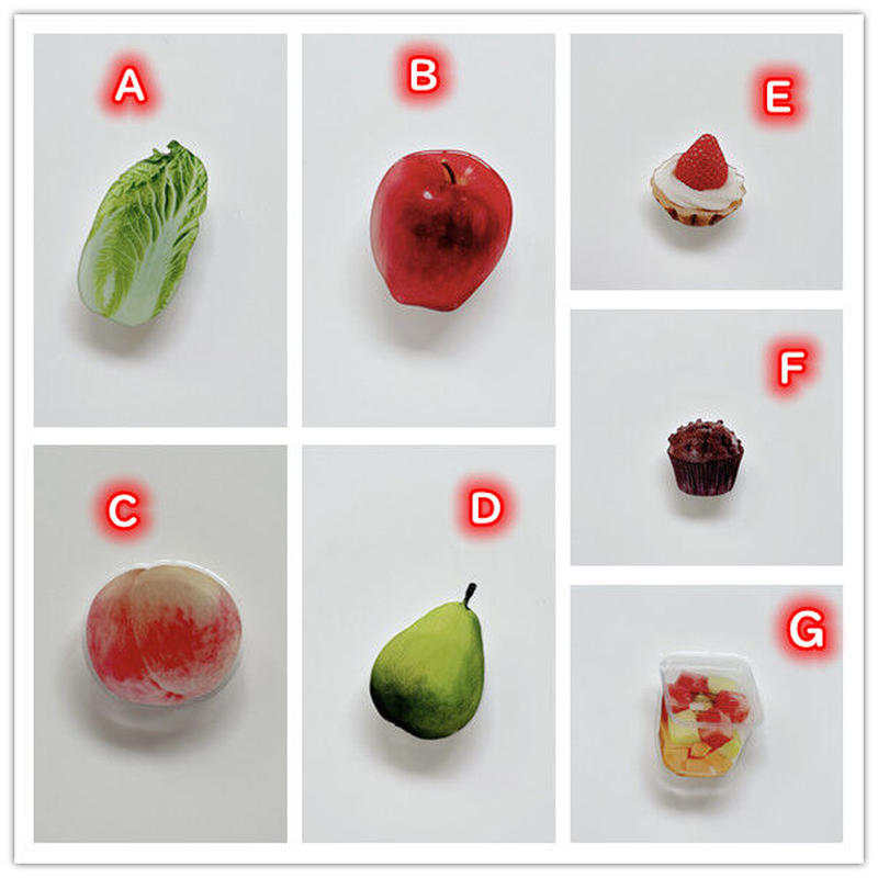 キャベツ リンゴ モモ グリップトーク 可愛いフルーツ ケーキスマホグリップ ポップソケット