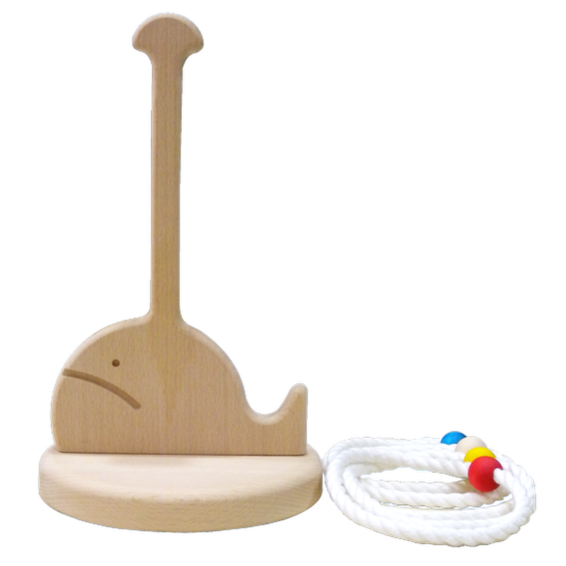 輪投げ クジラ 木のおもちゃ通販 Mokulabo Online Store