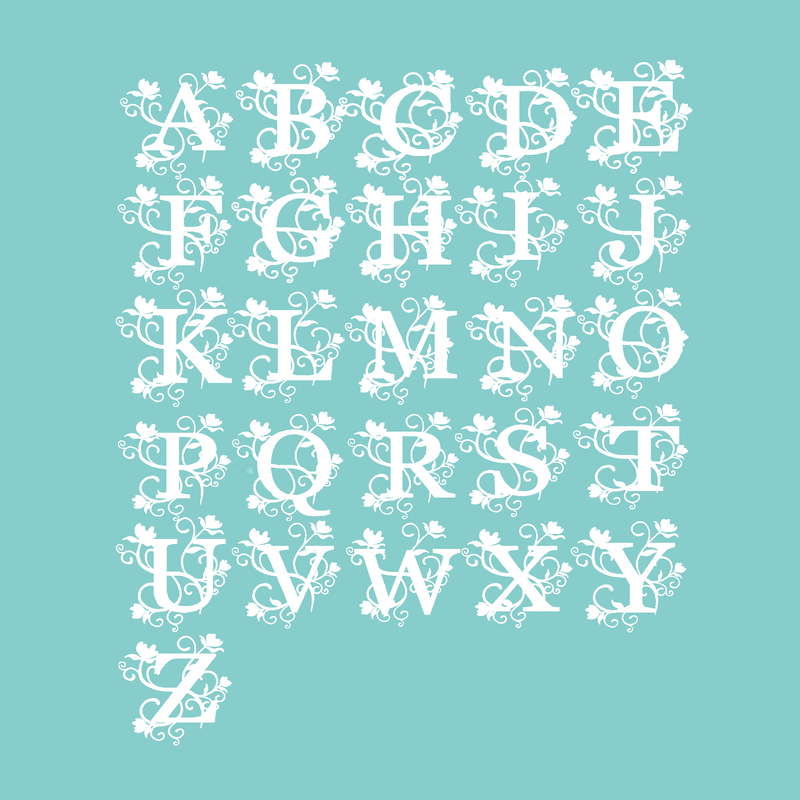 お名前イニシャル入り ティファニーブルーのウェディング イニシャルリボン柄 スマフォケース