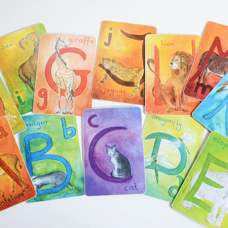 2才 アルファベットカード 文字 アルファベット Toys Gift Momo