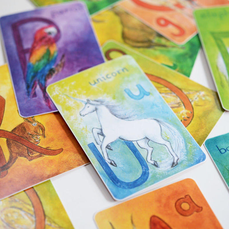 2才 アルファベットカード 文字 アルファベット Toys Gift Momo