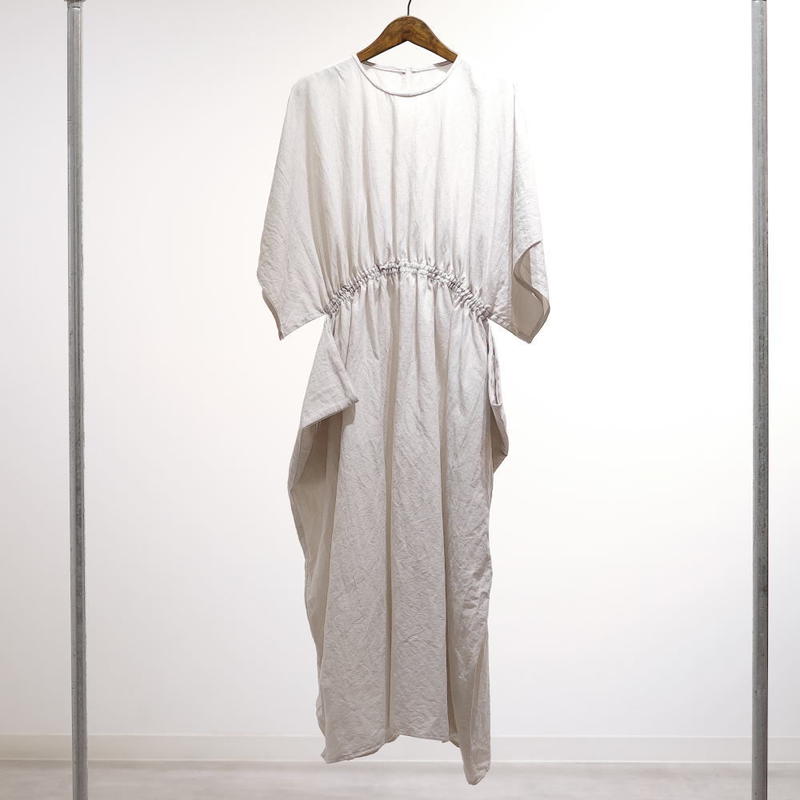 Homspun ハイウエストギャザーワンピース Mono