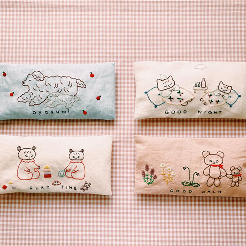 Kanae Entani おやすみアイピローセット Dogs Bears Cats Girls