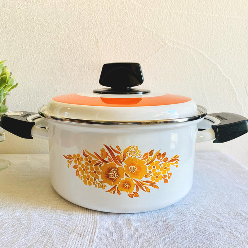 Houti Zojirushi 花柄ホーロー鍋 月刊手紙舎