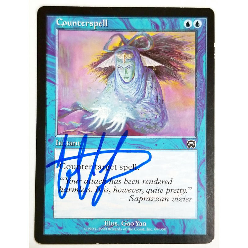 対抗呪文 英語版 サインド Gao Yan Mooncat Mtg Signde Store