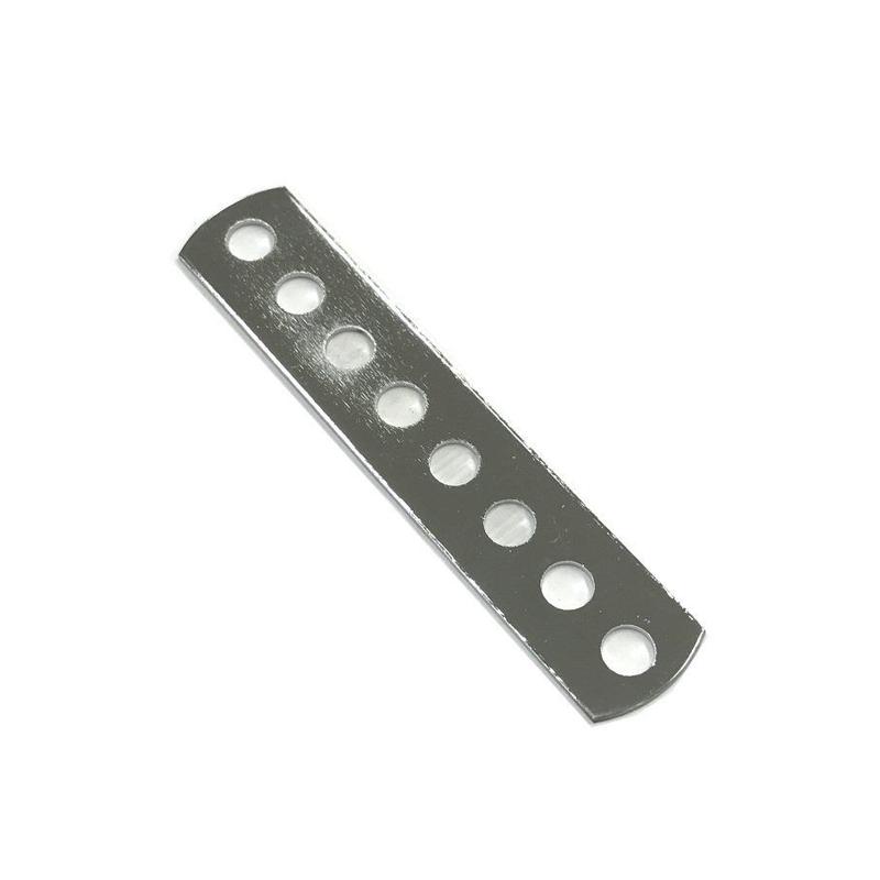 40 マゲ板 鉄クローム 同穴直1xx96 2枚入 森の金物屋さん