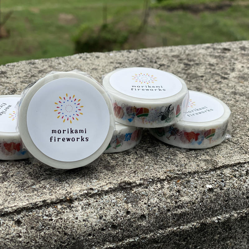 花火 マスキングテープ10個セット 夏 Morikamienka S Store