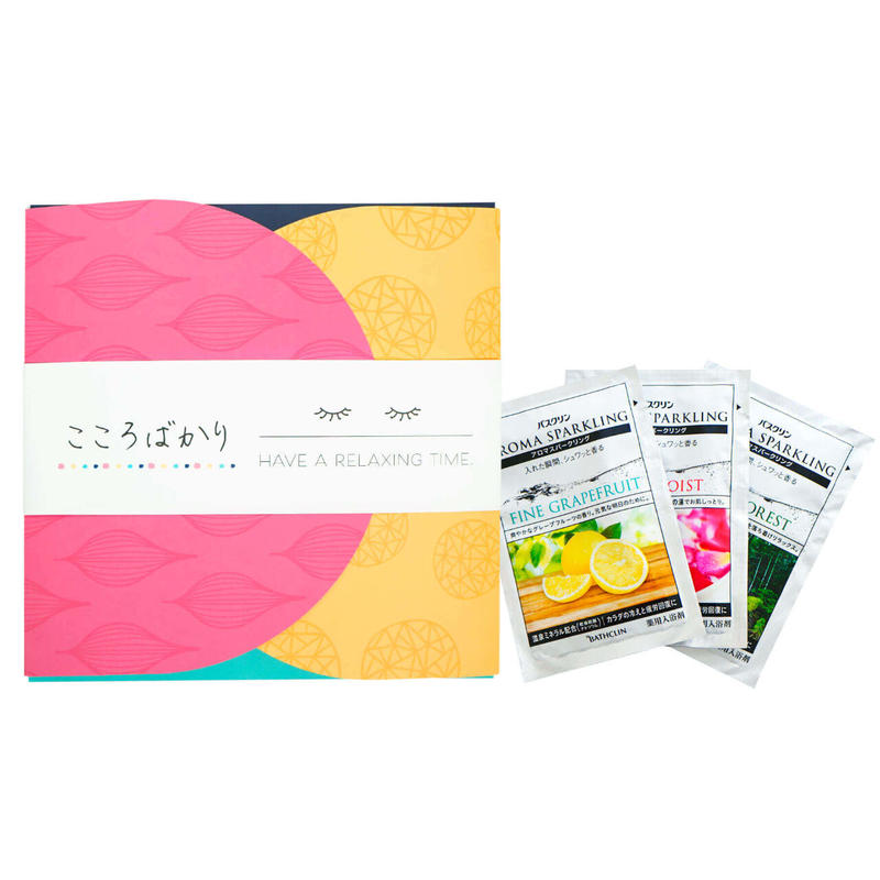 メッセージカード付き 入浴剤3つ入り 北欧 退職 プチギフト 引っ越し 挨拶 粗品 バスクリ