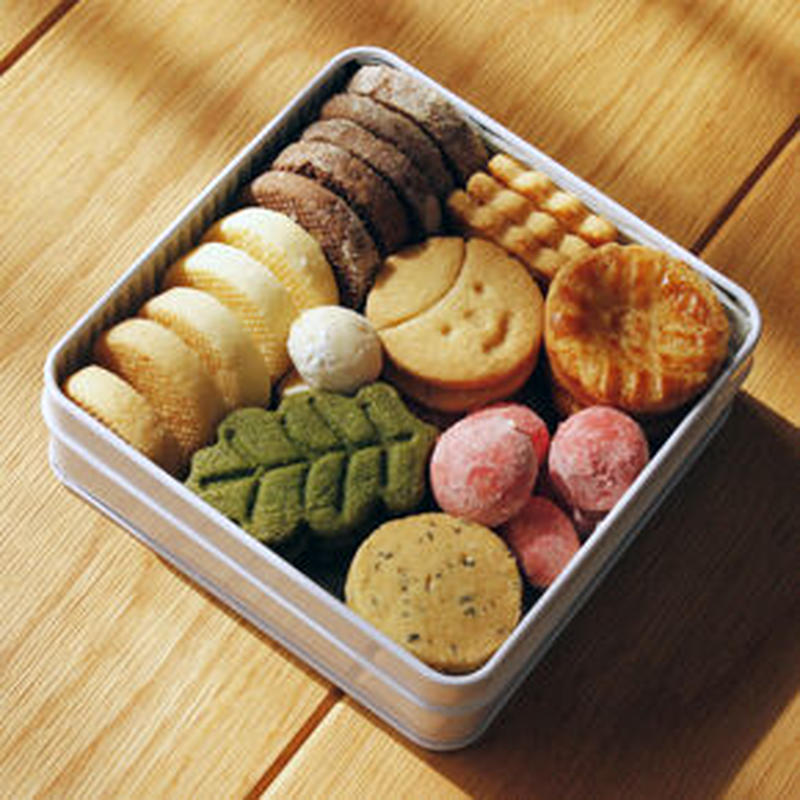 クッキー缶ヒルゼンノモリ Sサイズ クッキーのみの発送となります Mountain M