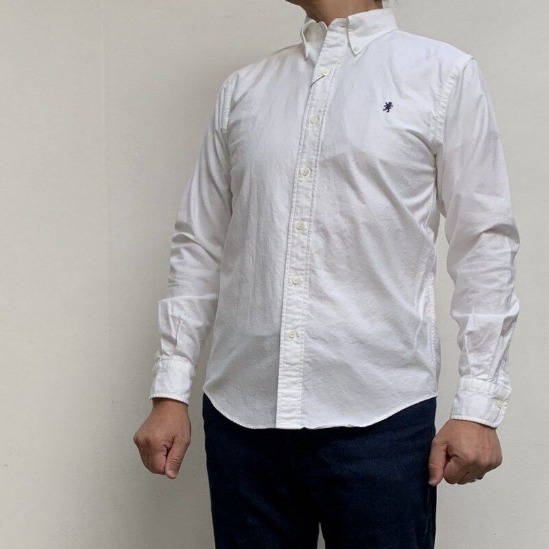 メンズ Gymphlex ジムフレックス オックスフォードbdシャツ J 0643yox