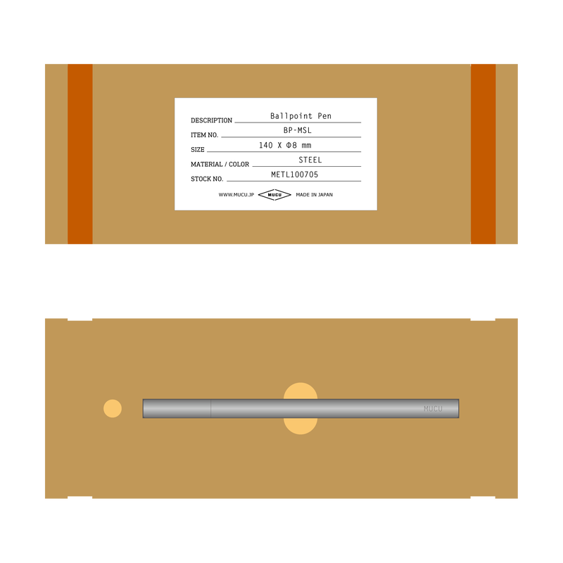 Metallic Ballpoint Pen Steel Mucu
