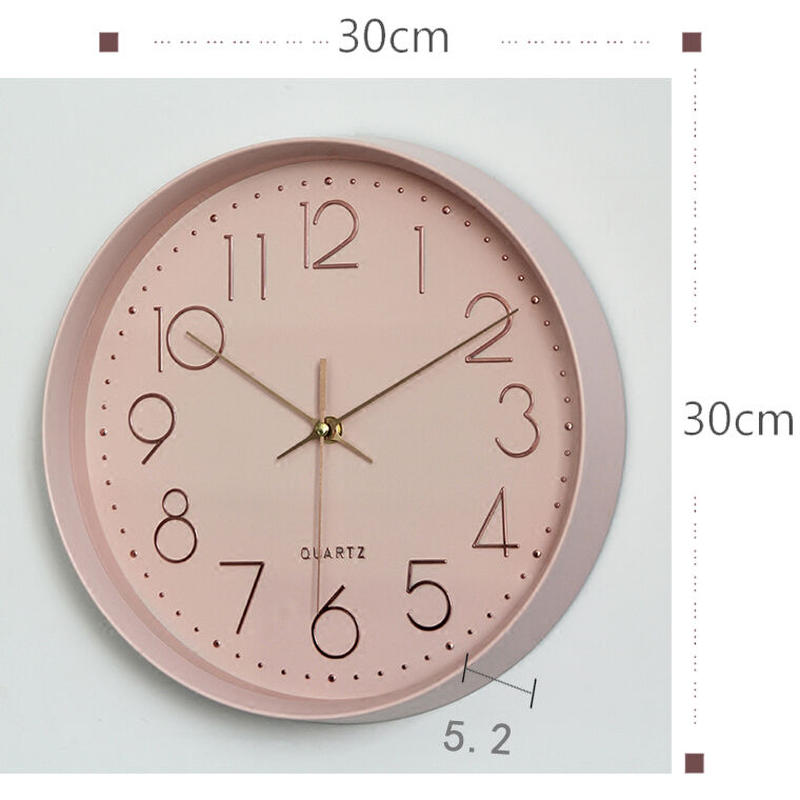 ゴールド 壁掛け時計 グレー Muse Home