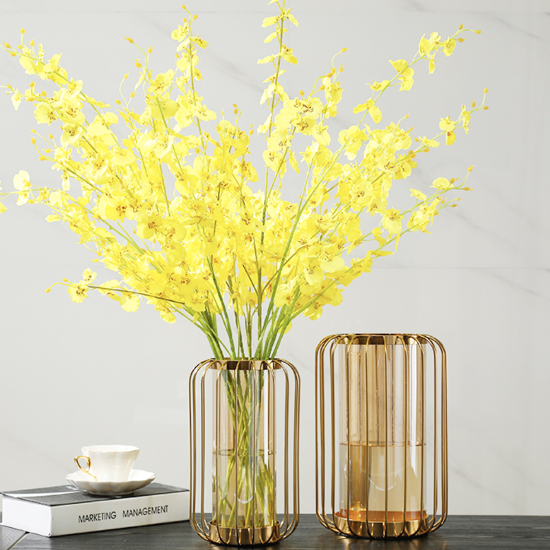 ゴールド 格子フラワーベース Muse Home