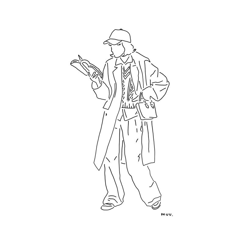 デジタルイラスト 線画 Muustore