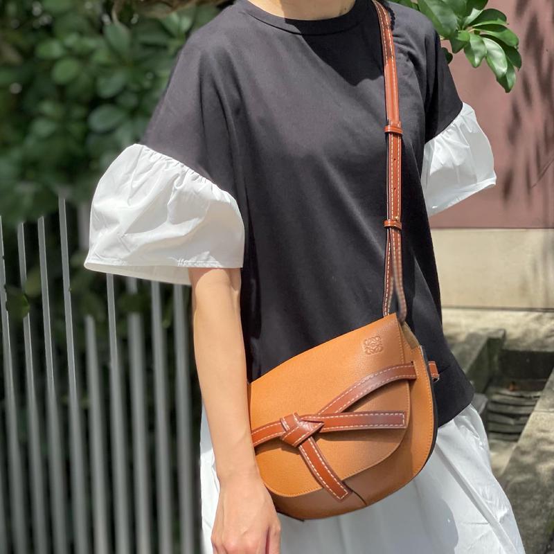 素材違いで再登場 カット 布帛ドッキングフレア半袖ワンピース Myinemy S Store