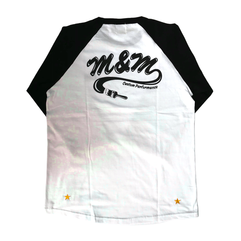 M&M CUSTOM PERFORMANCE - RAGLAN T-SHIRT - 22-MT の最新トレンド M&M Custom Performance スウェット