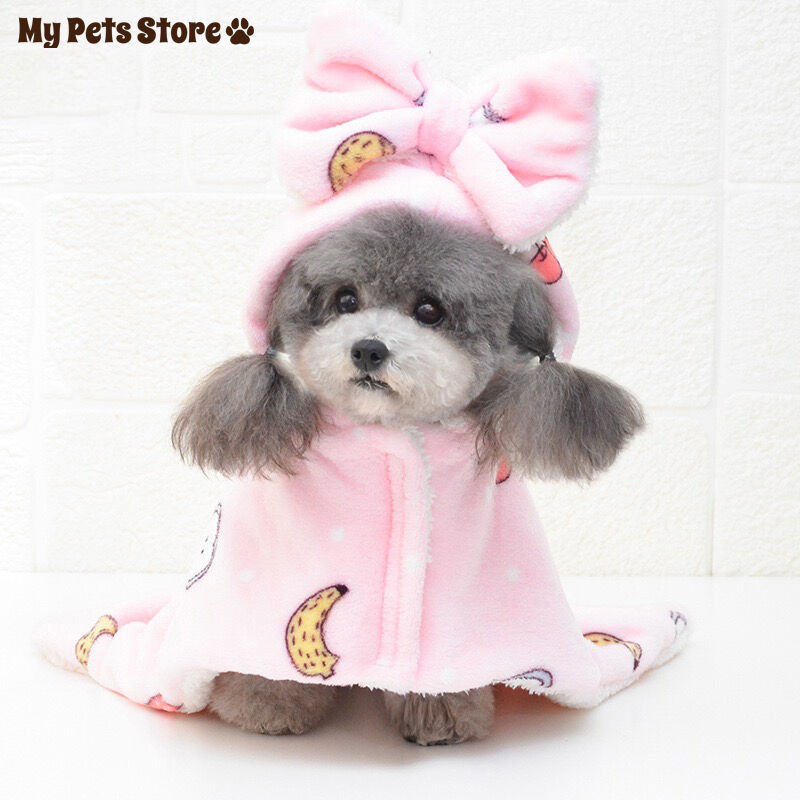 オーダー商品 Pettrip 秋冬新作 ドッグウェア ペット洋服 モコモコ毛布 小型犬 中