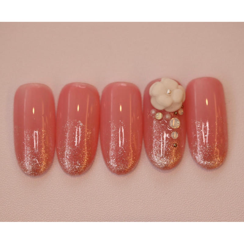 カメリアパーツ白 M 6個セット Nail And Spa Libur