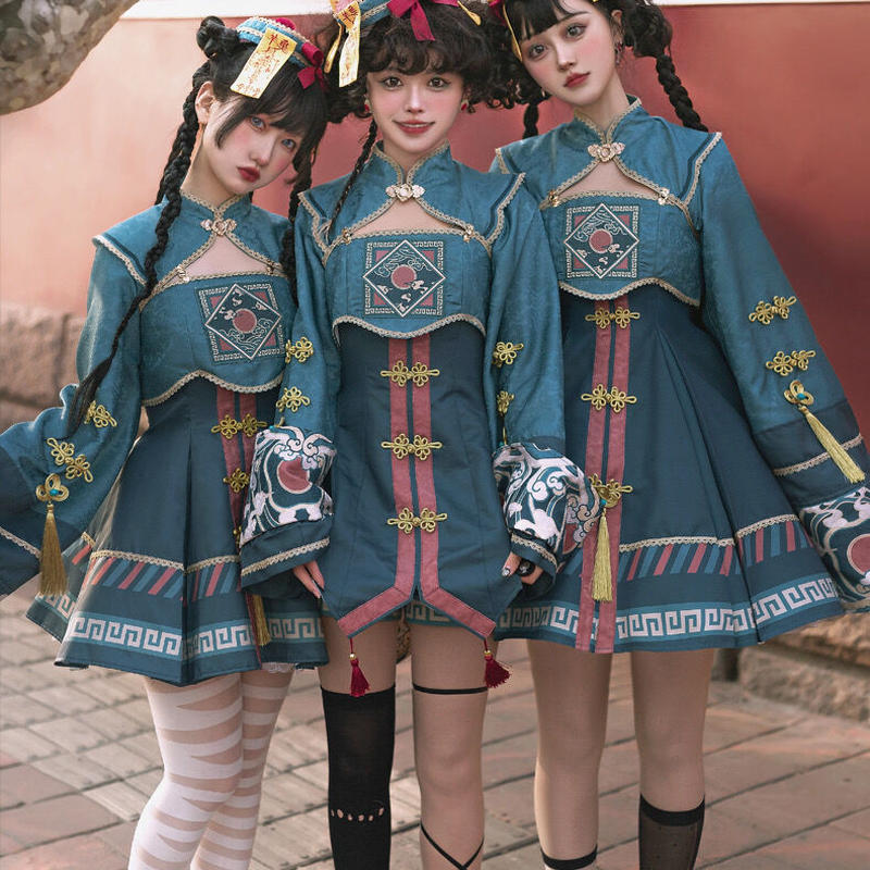 お取り寄せ はれあめ限定 樱姬lolita リトルキョンシー パンツ スカート はれあめ