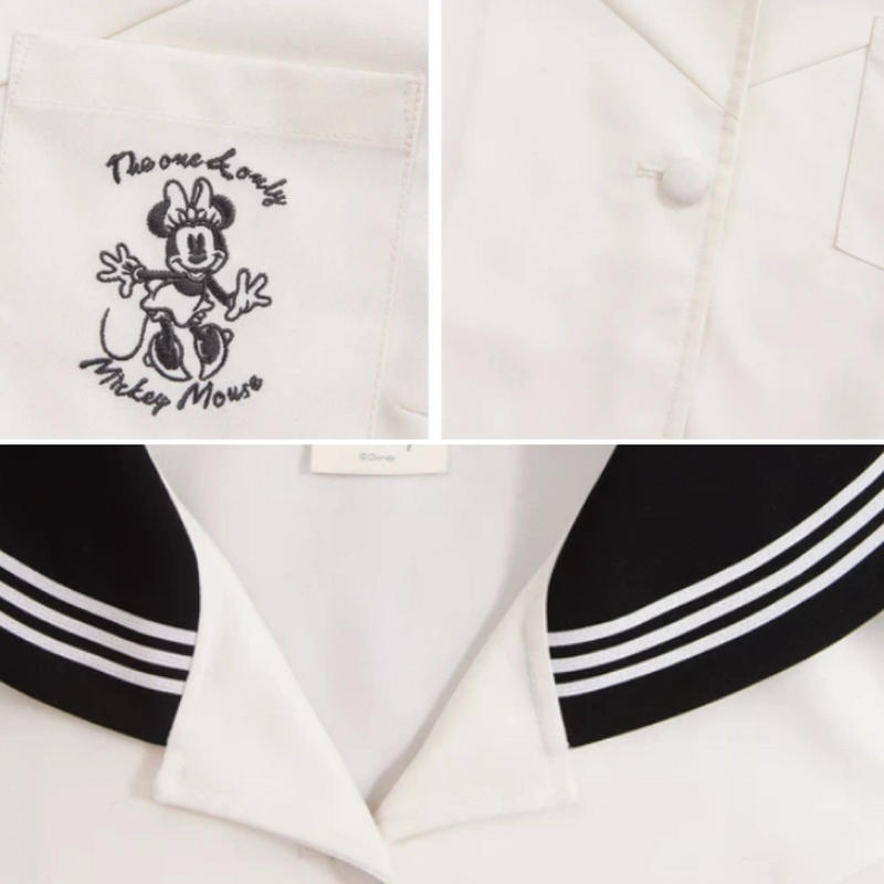 お取り寄せ 森女部落 ディズニー公認 ミッキーミニーセーラー服スカート 2種類 はれあめ