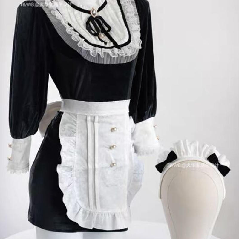 火华家 ベロアメイド スカート2種類 はれあめ