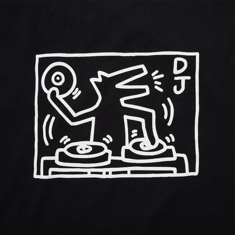 Popshop Keith Haring Unisex T Shirts Dj Dog