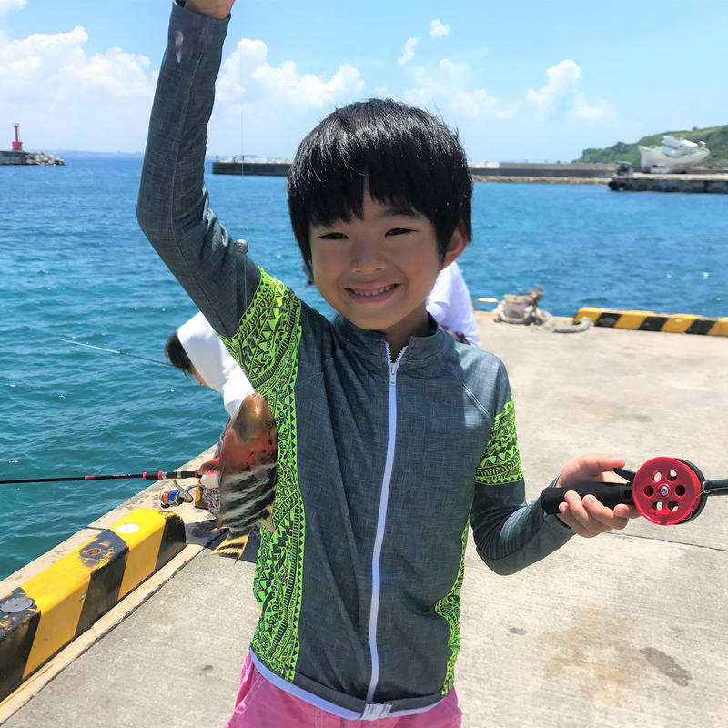 島人と のんびり 港釣りチケット 小学生 必ず予約後 大人チケット決済後にご購入ください 電