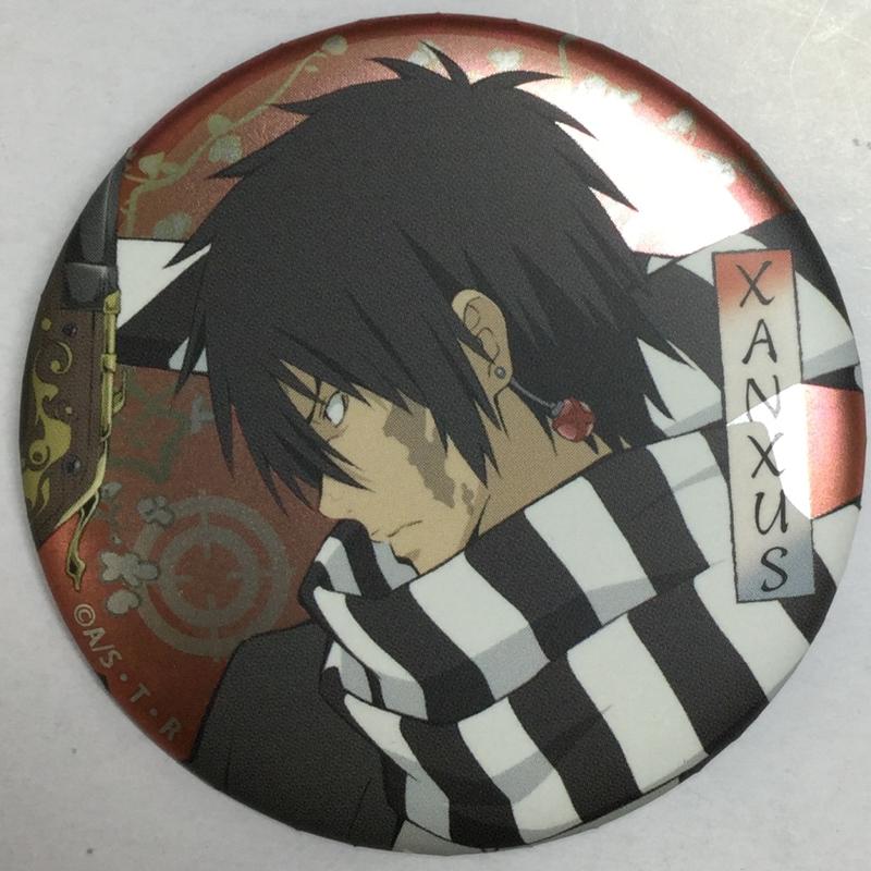 家庭教師ヒットマンreborn ザンザス トレーディングマット缶バッジ K Booksな