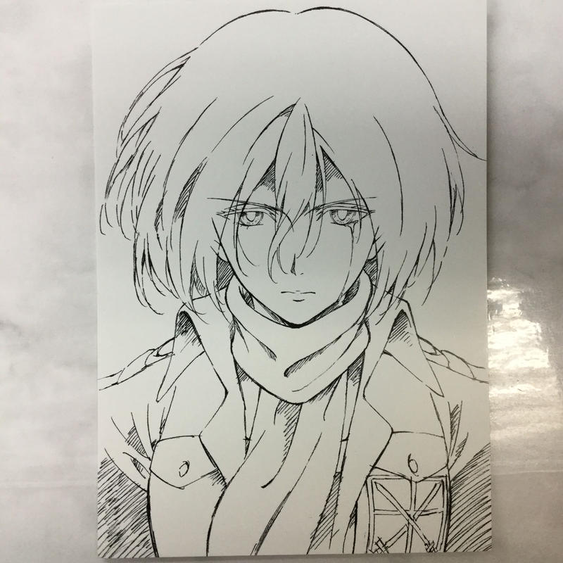 進撃の巨人 ミカサ 原画集 特典 ポストカード 単品 K Booksなんば壱番館 進撃の巨人 ミカサ 原画集 特典 ポストカード 単品 K Booksなんば壱番館