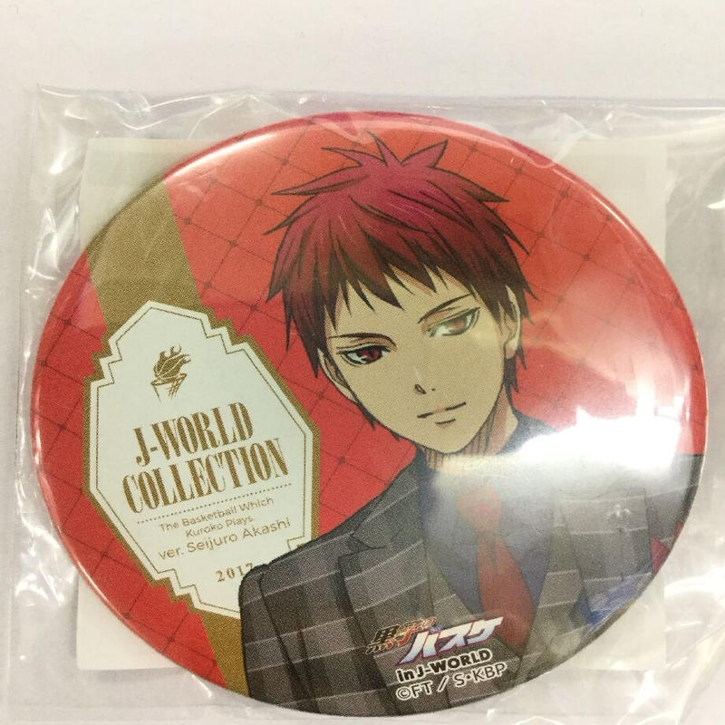 黒子のバスケ 赤司征十郎 J World Collection 缶バッジ K Booksな