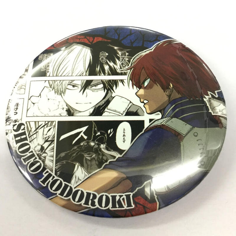 通販 送料無料  ヒロアカ展 KVコレクション缶バッジ 轟焦凍 バッジ/ピンバッジ