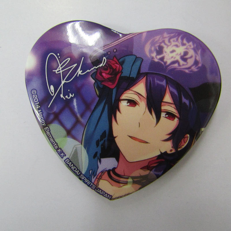 100％本物 あんさんぶるスターズ ハート缶バッジ とるパカ 朔間零 15