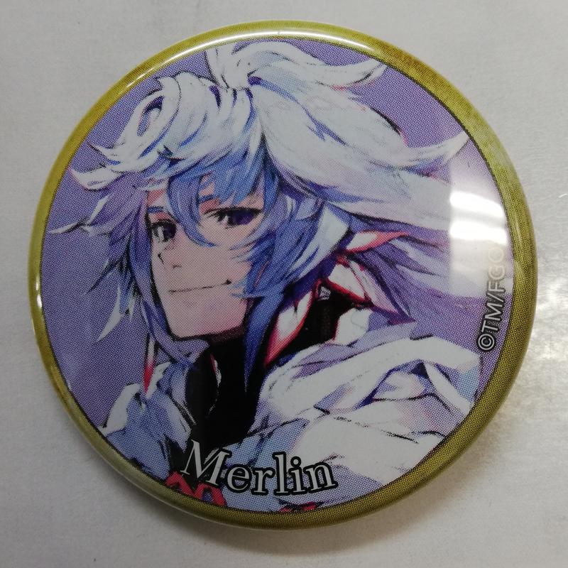 傷み有 Fate Grand Order マーリン 霊基召喚缶バッジ Vol 5 K B
