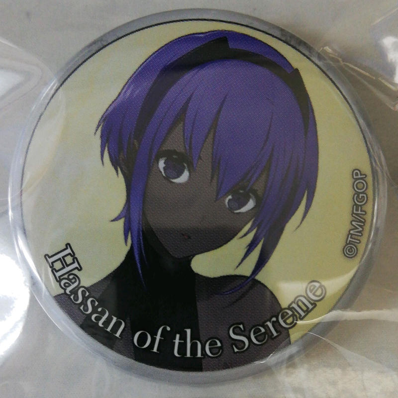 Fate Grand Order 静謐のハサン 霊基召喚缶バッジ Vol 4 K Boo