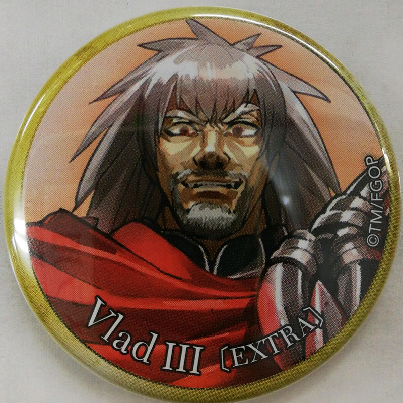 Fate Grand Order ヴラド三世 Extra 霊基召喚缶バッジ イベントサーヴァ
