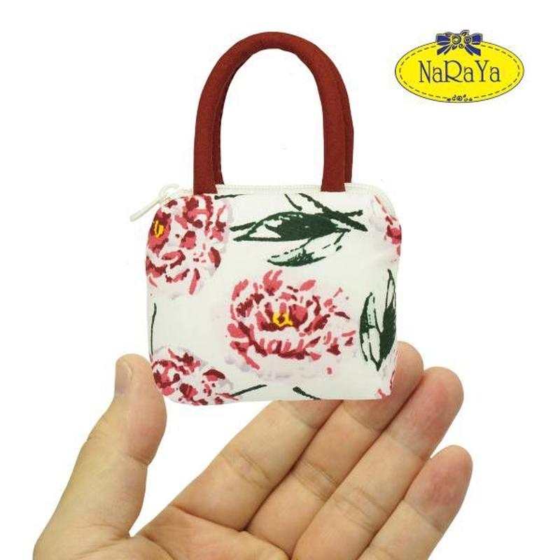 ナラヤ Naraya タイ かわいい手のひらサイズ ミニバッグ 化粧ポーチ ピオニー Nb 2
