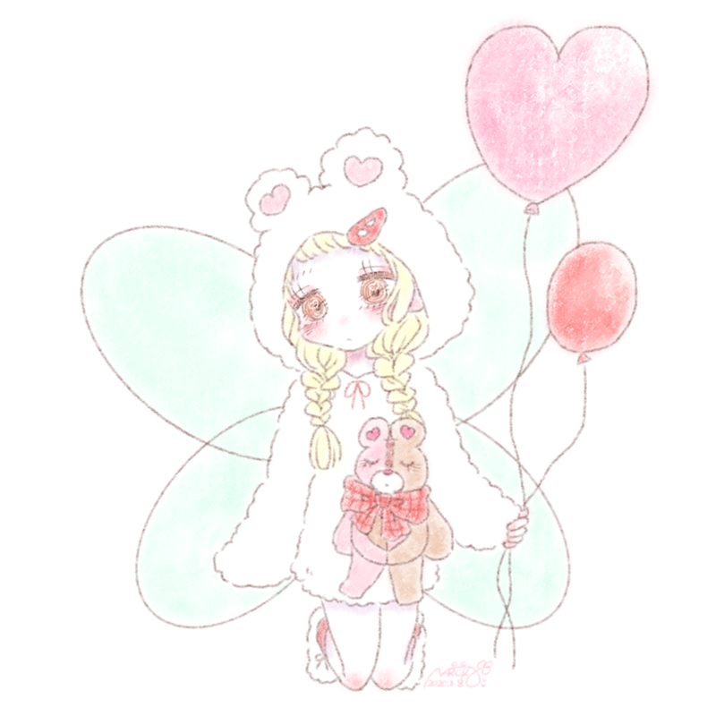 ふわふわで可愛いアイコン ペア画を描きます Narufuwa
