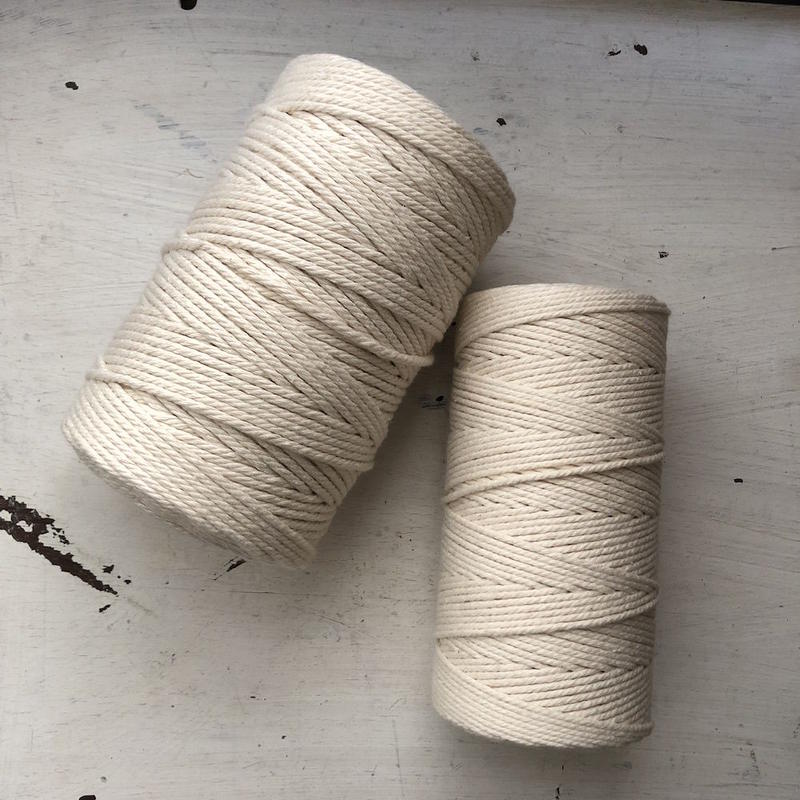 マクラメ糸 Macrame コットンロープ 2mm 撚り糸 Alankar