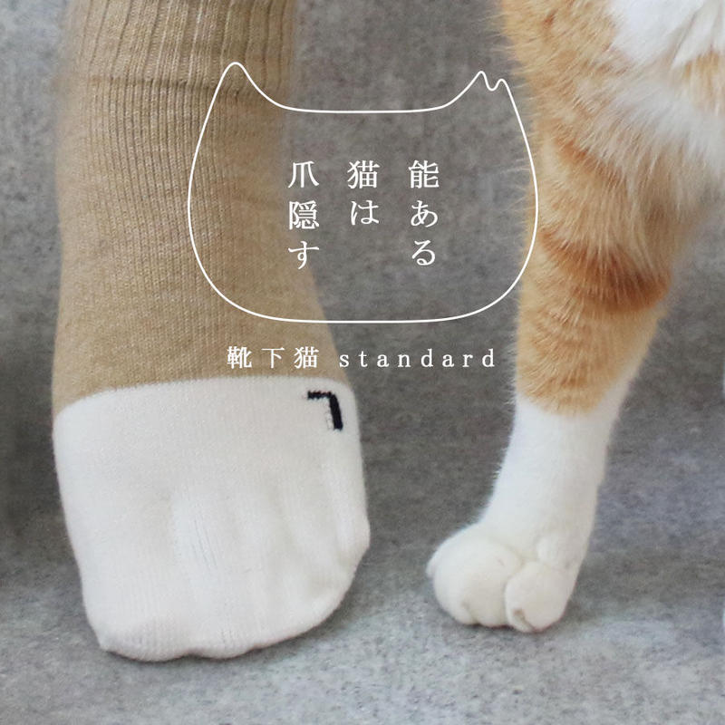 能ある猫は爪隠すシリーズ ５本指ソックス 靴下猫 スタンダード Necorepa Store