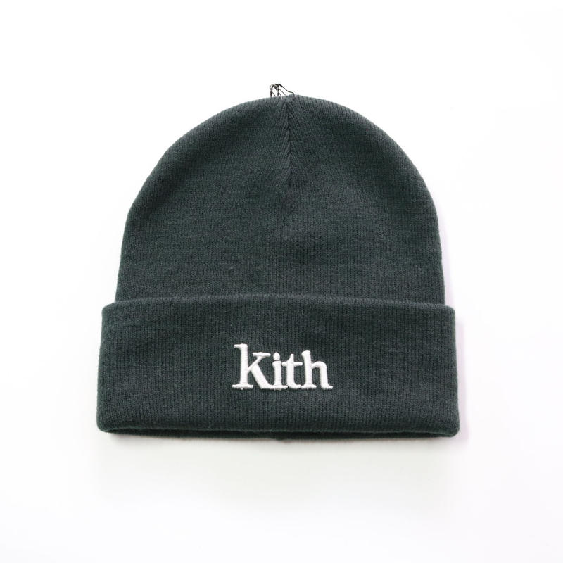 KITH Serif Beanie Green キス ビーニー ニット | NEO TRIBE KITH Serif Beanie Green キス ビーニー ニット | NEO TRIBE
