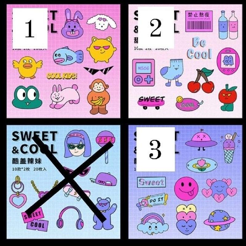 フレークシール ステッカー ケーキ フードプリント 黄色 韓国雑貨 Formation Professionnelle Gouv Ci