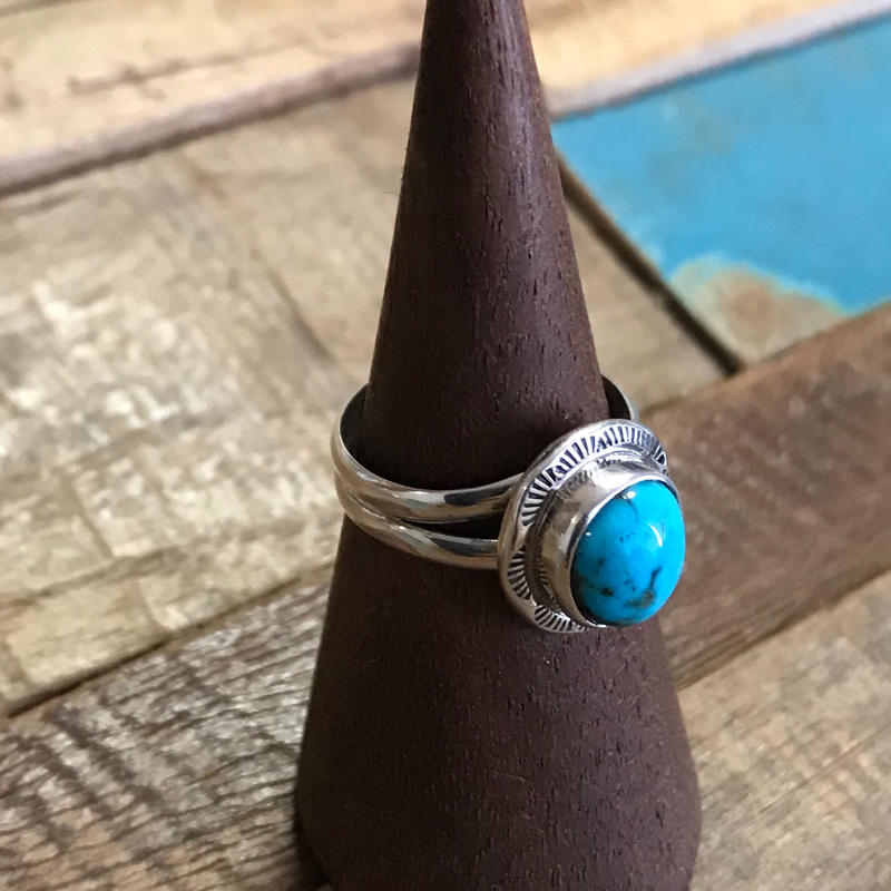 NAVAJO◇NAVAJO/ナバホ/ターコイズリング/インディアンジュエリー/13号