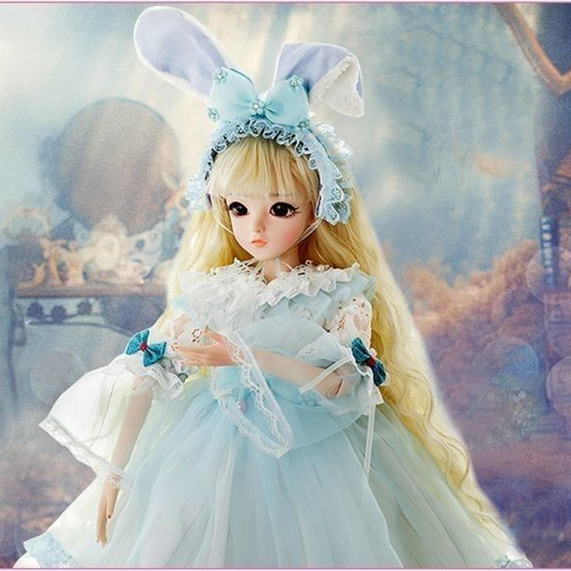 球体関節人形 Bjd 衣装付き お姫様 お嬢様 女の子 プリンセスドール 60cm 美しい フ