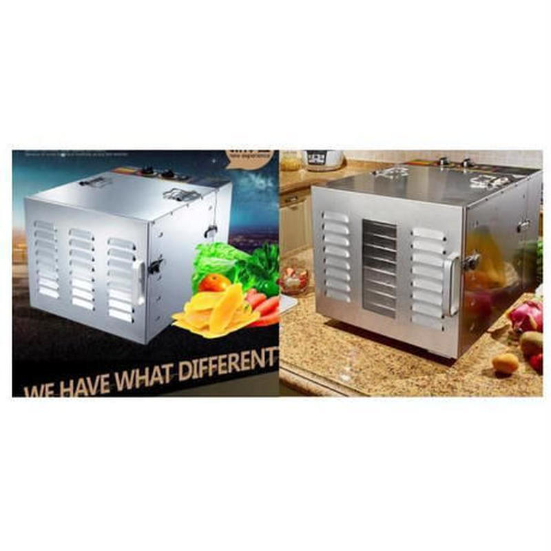 ステンレス鋼 食品乾燥機 果物 野菜 ハーブ スナック 肉干しなど10層 業務用 食品乾燥機